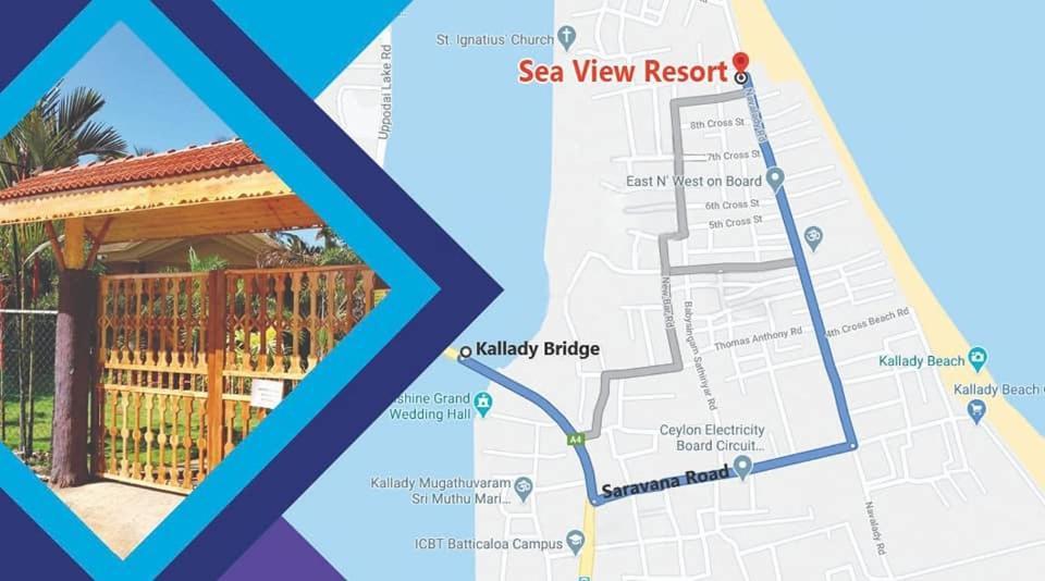 Sea View Resort Kallady Luaran gambar